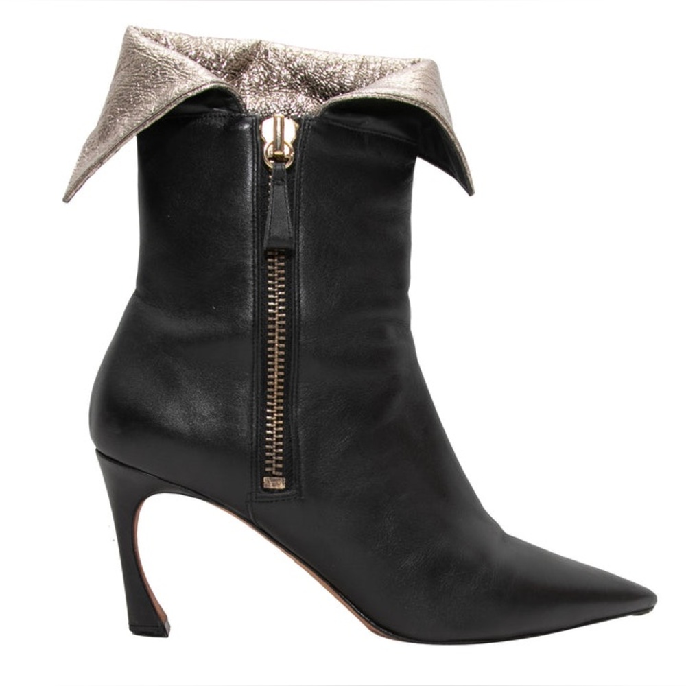 ALEXANDRE BIRMAN POINTED-TOE ANKLE BOOTS SIZE 41